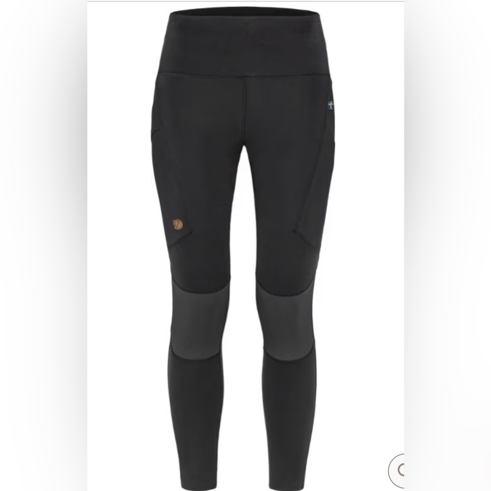 Fjallraven Abisko Trekking Tights Pro Women's Pants, Black/Iron Grey,Medium$150